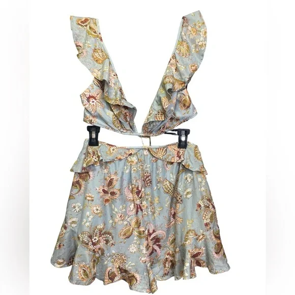 Zimmermann Pavilion Flounce‎ Playsuit
